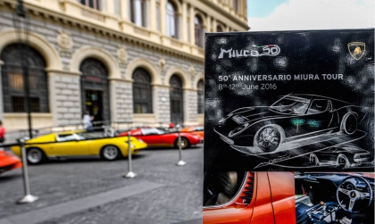 50th Lamborghini Miura Anniversary Tour 7 - Salone Auto Torino Parco Valentino